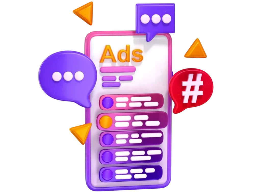 Ads mobile interface social media marketing concept result e1771883017600 1024x765